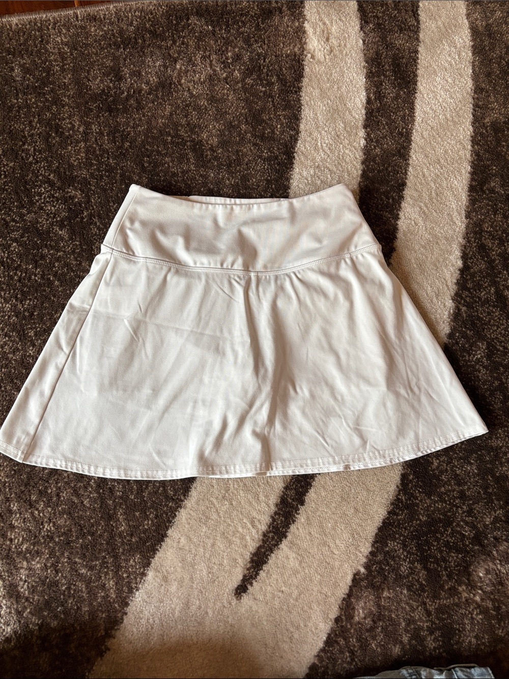 all in motion White Flared Skort